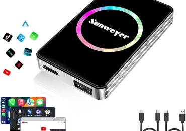🚗 Sunweyer Car Streaming Wireless Adapter – Trådlös Underhållning i Bilen