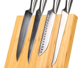 🔪 Coninx Magnetiskt Bambu Knivblock – Kraftfull och Stilren Knivförvaring! 🌿